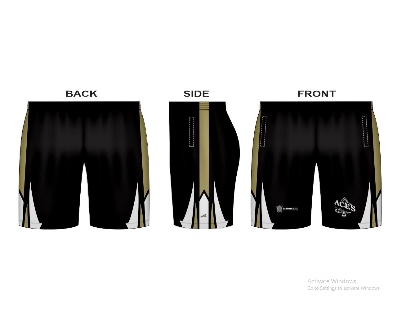 Aces lacrosse jersey and shorts combo